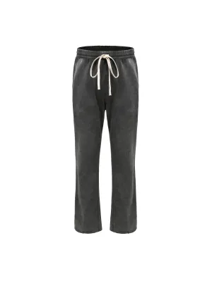 Washed Slit Drawstring Pant