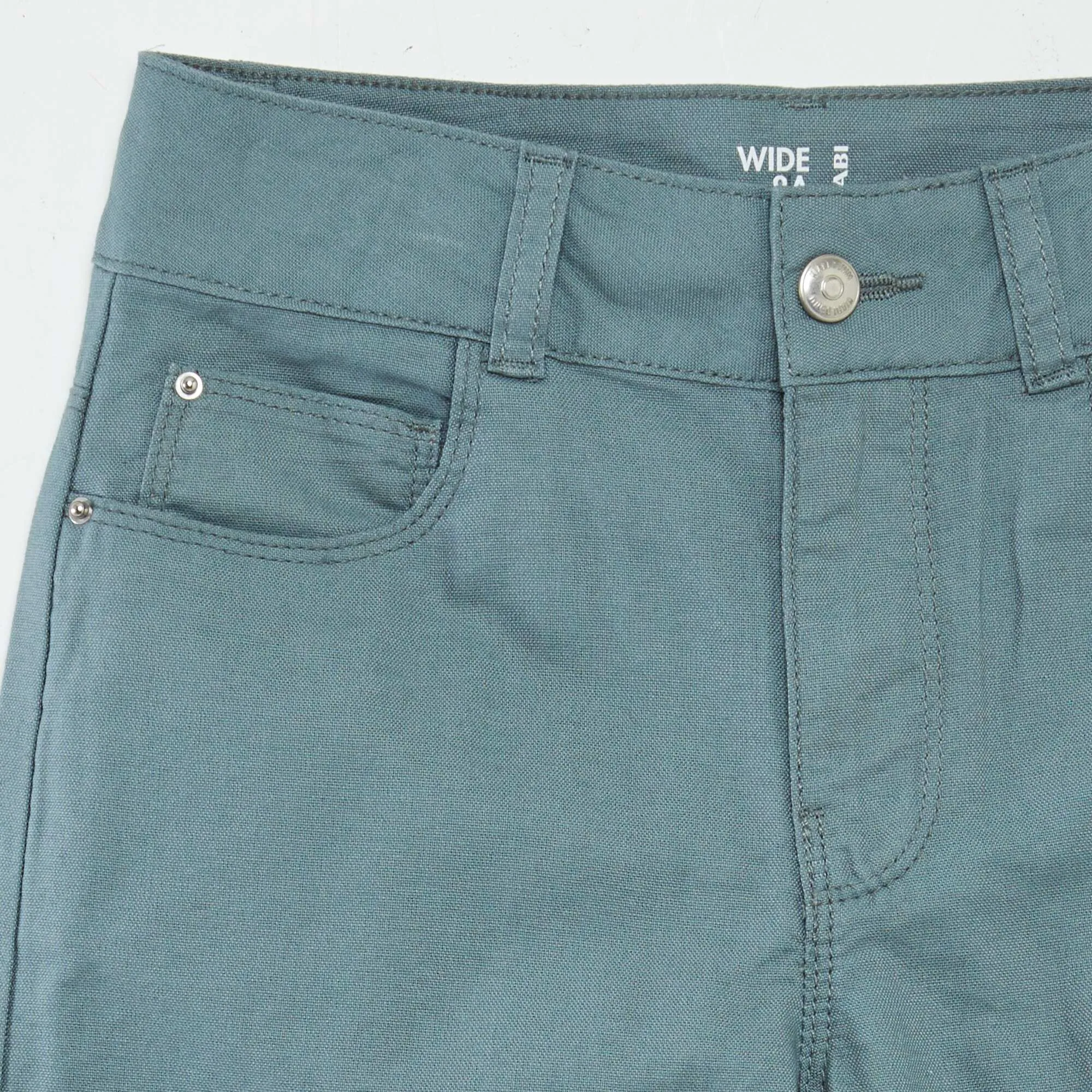 Wide-leg chinos BLUE