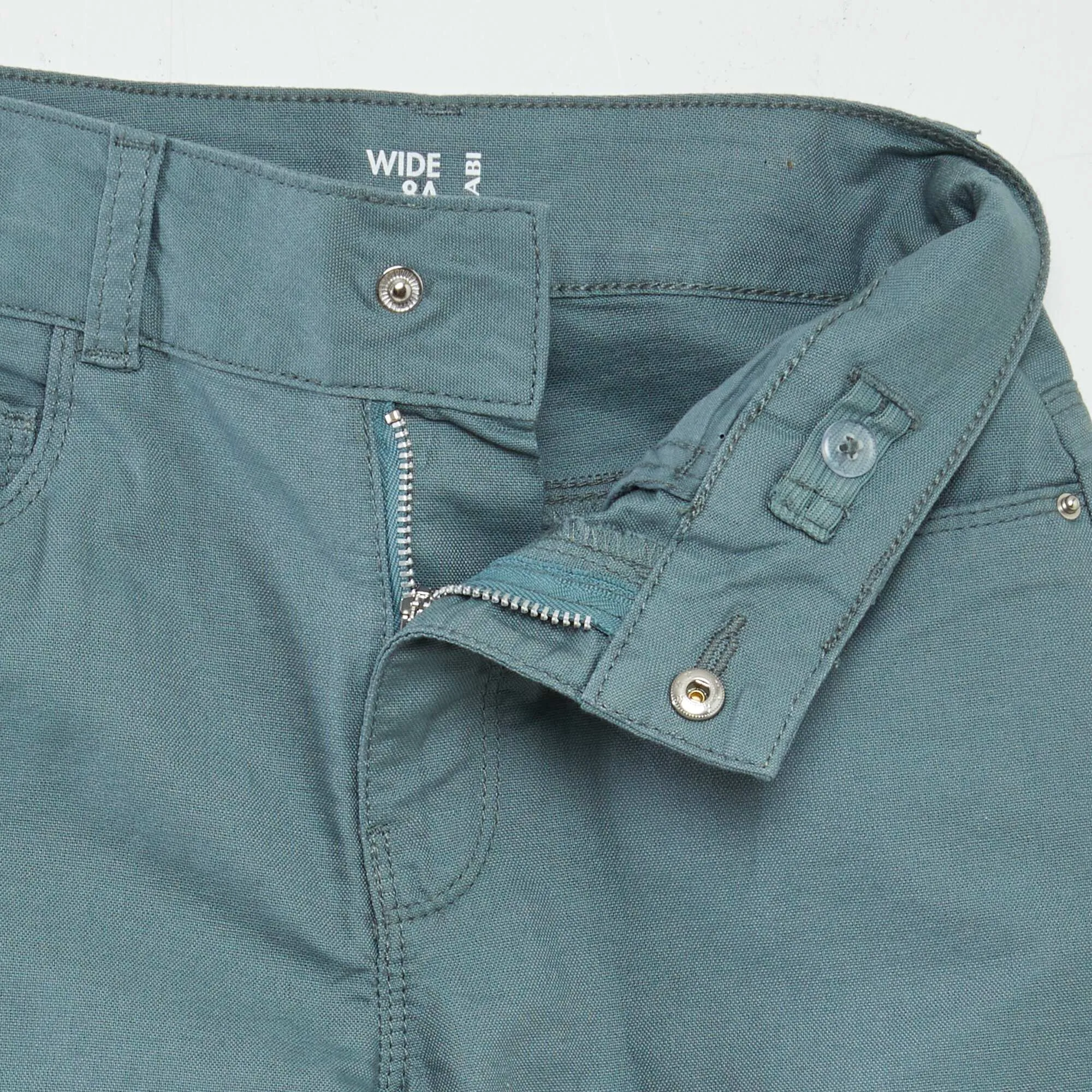 Wide-leg chinos BLUE