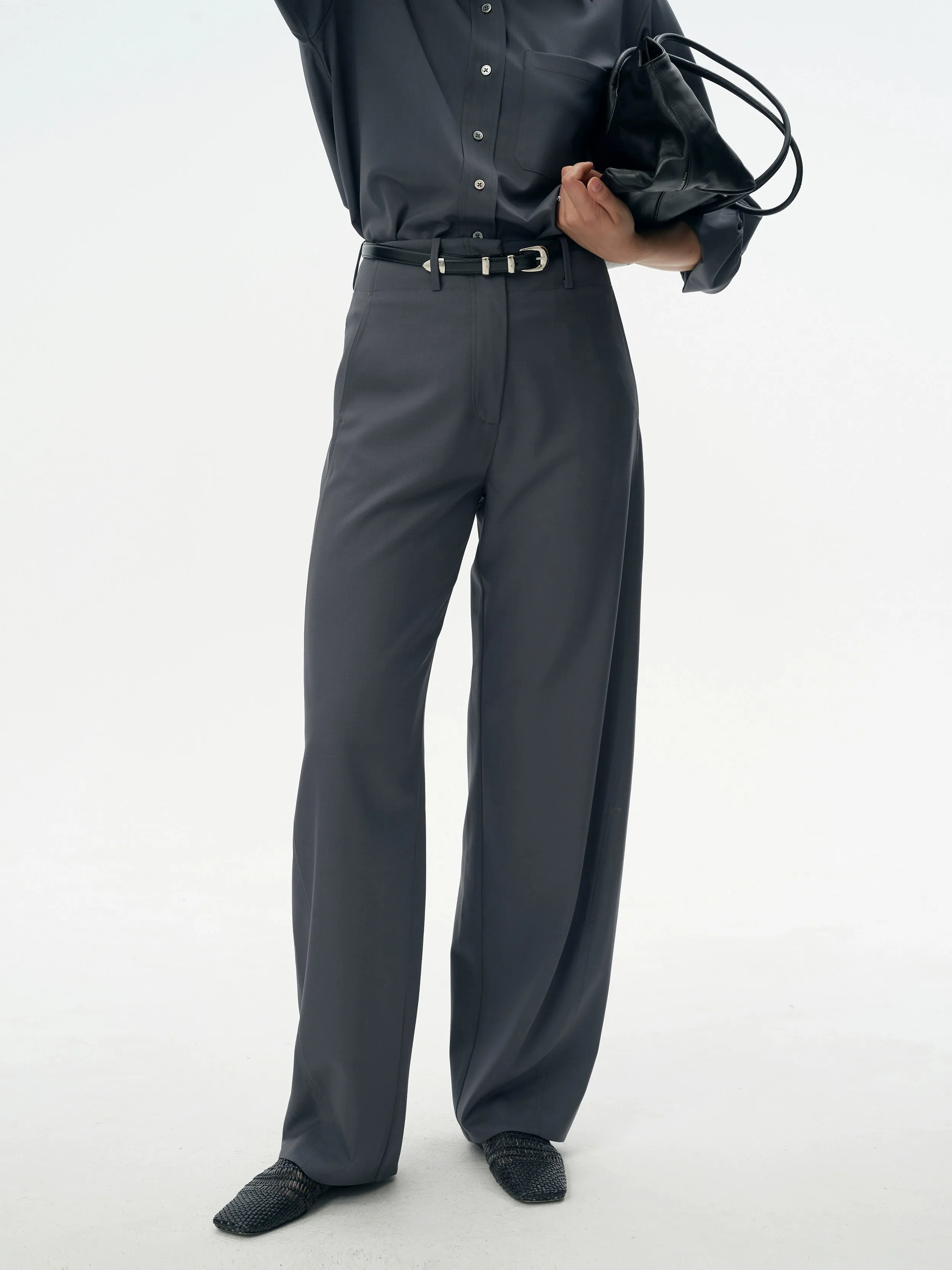 Wide-Leg Trousers