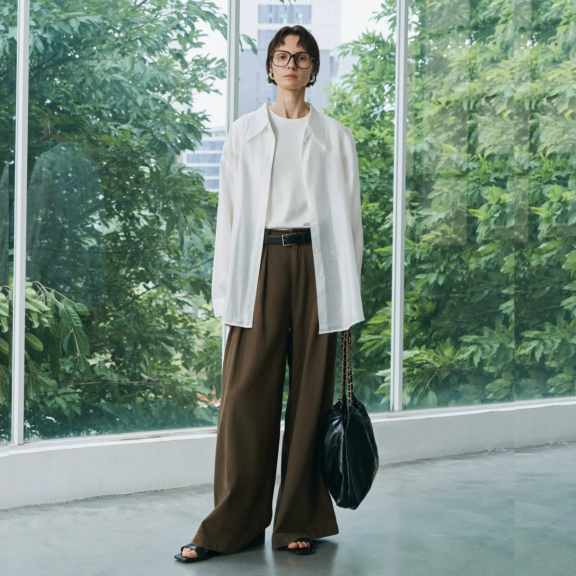Wide-Leg Trousers