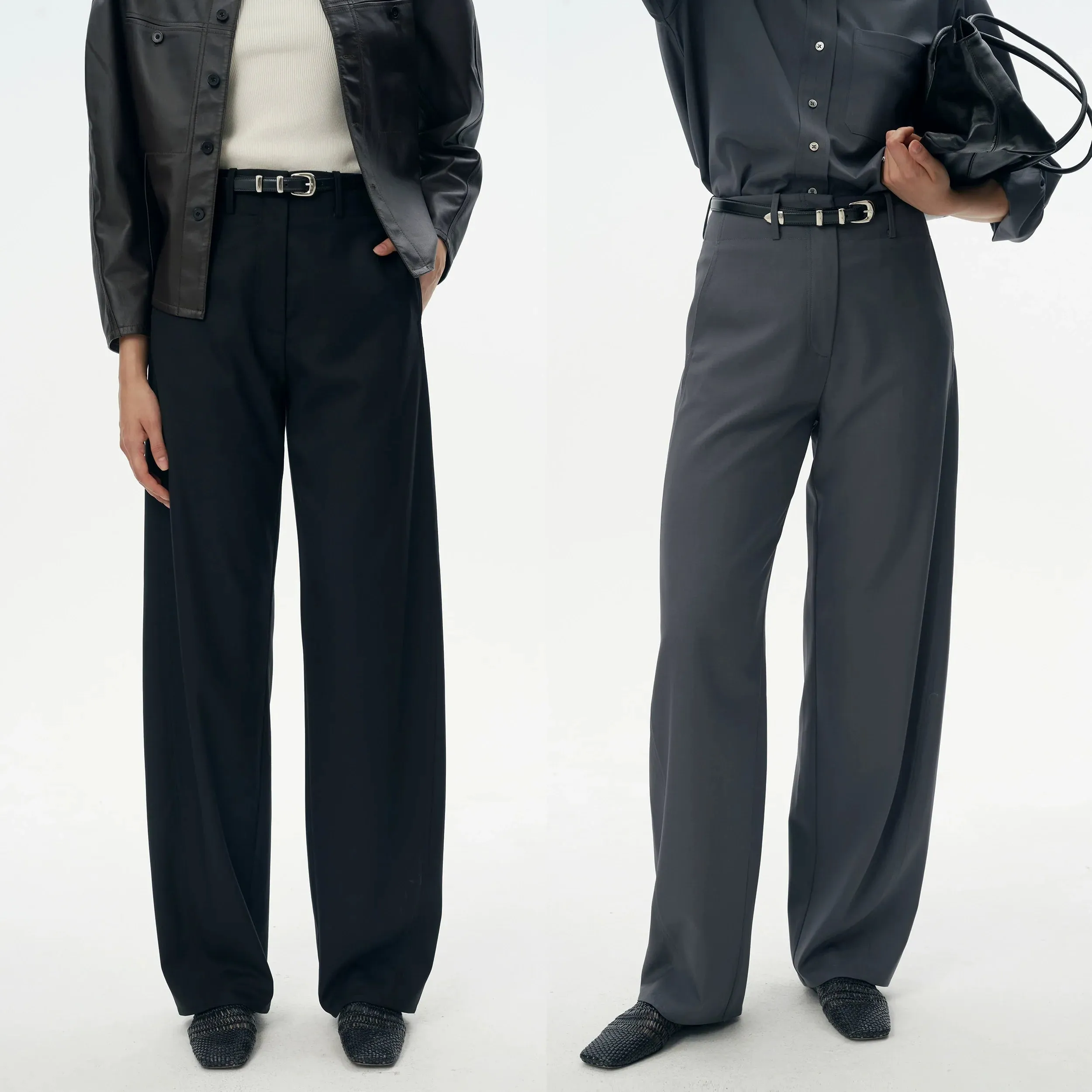Wide-Leg Trousers