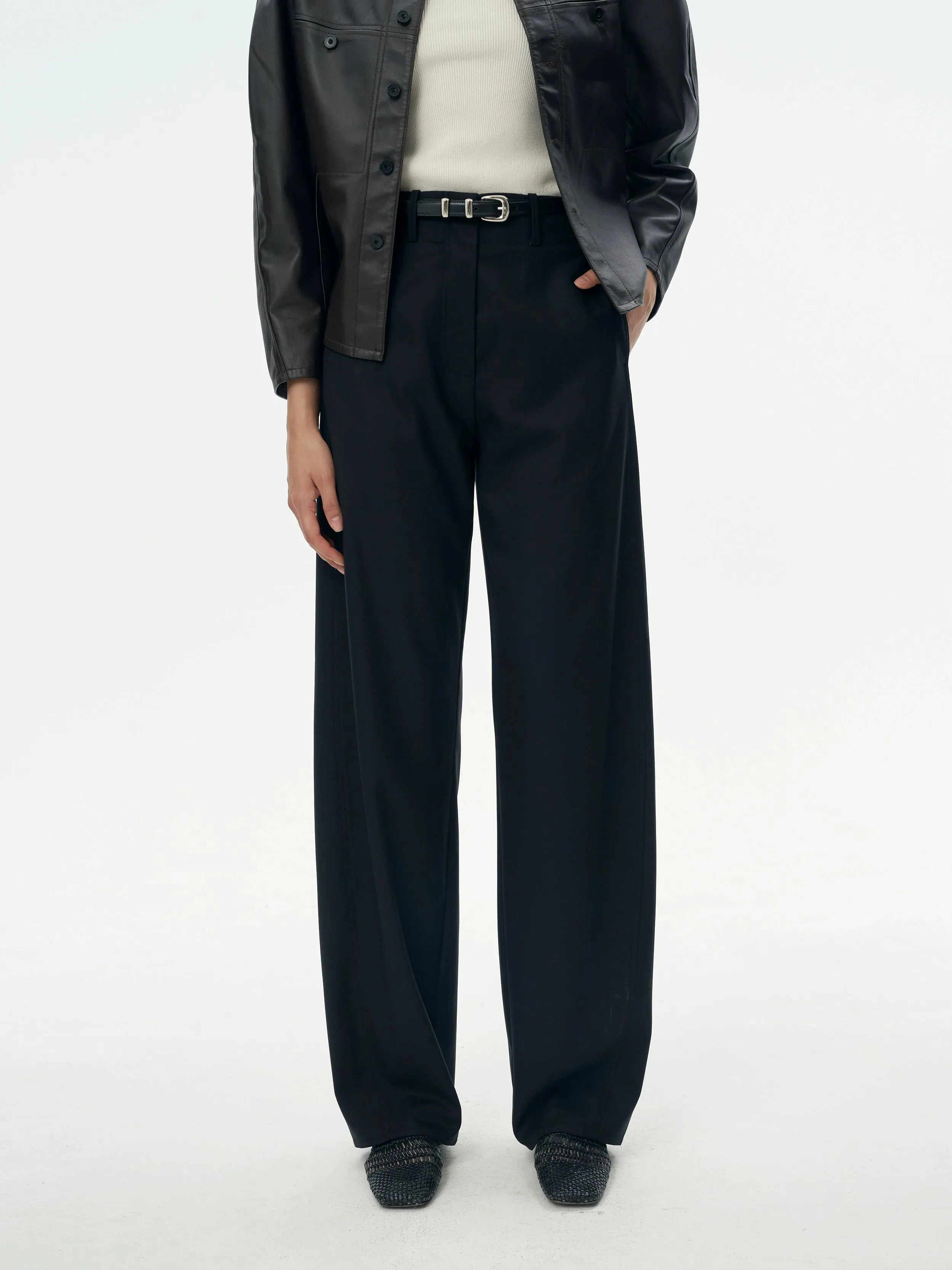 Wide-Leg Trousers