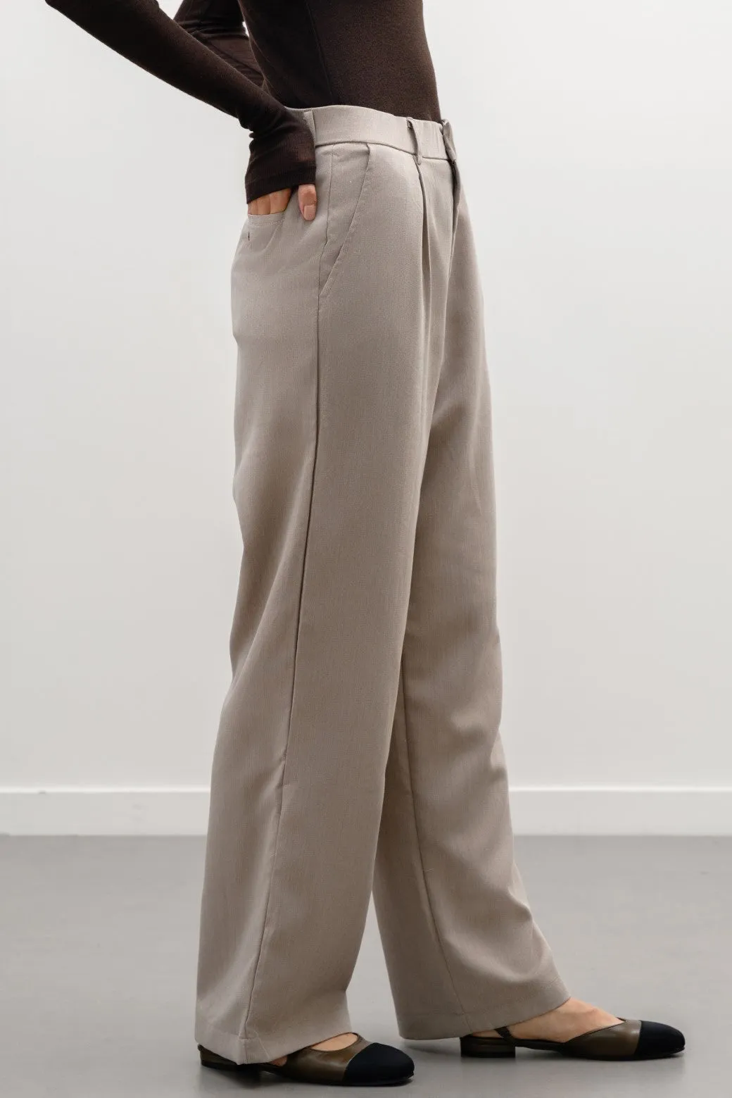 WIDE LEG TROUSERS