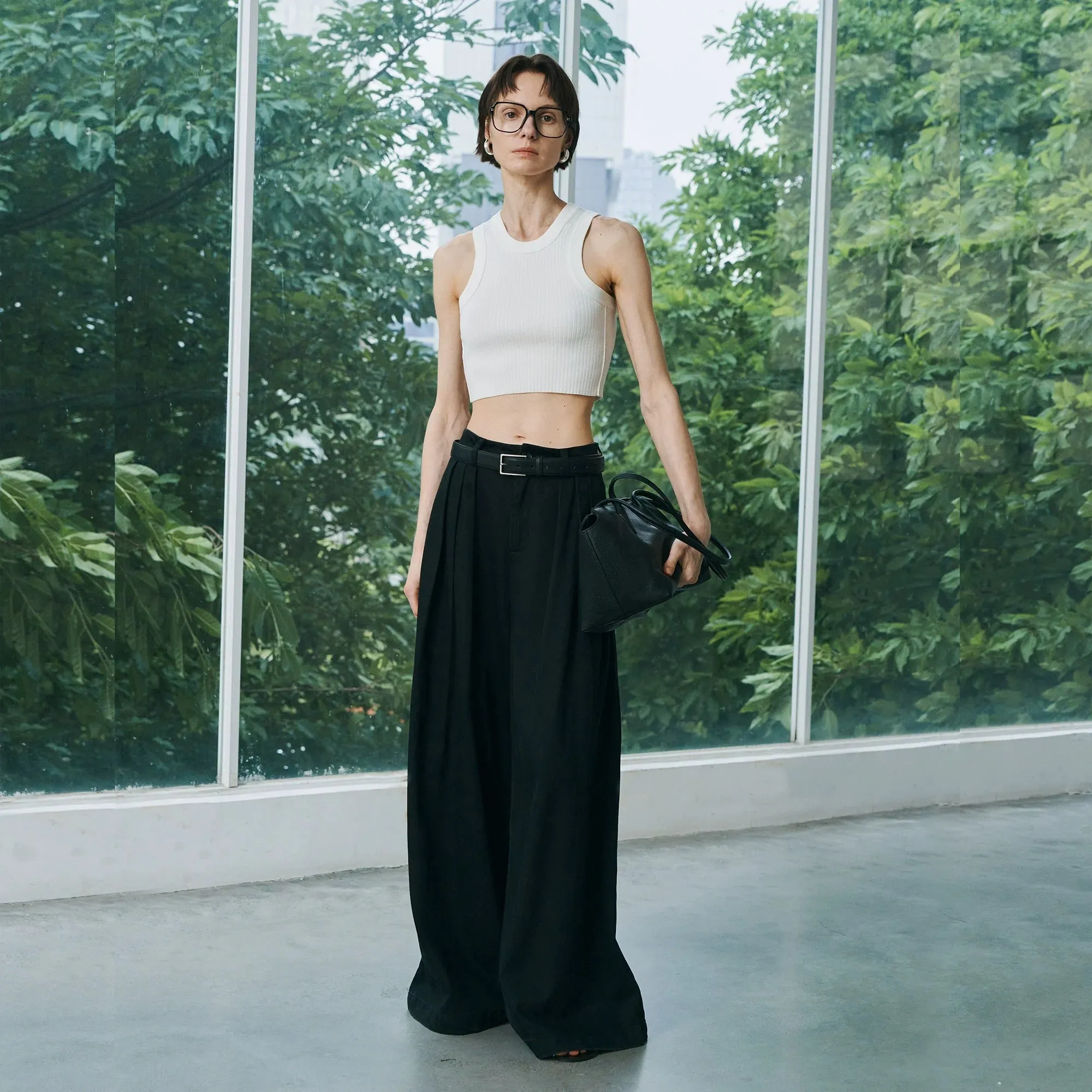 Wide-Leg Trousers