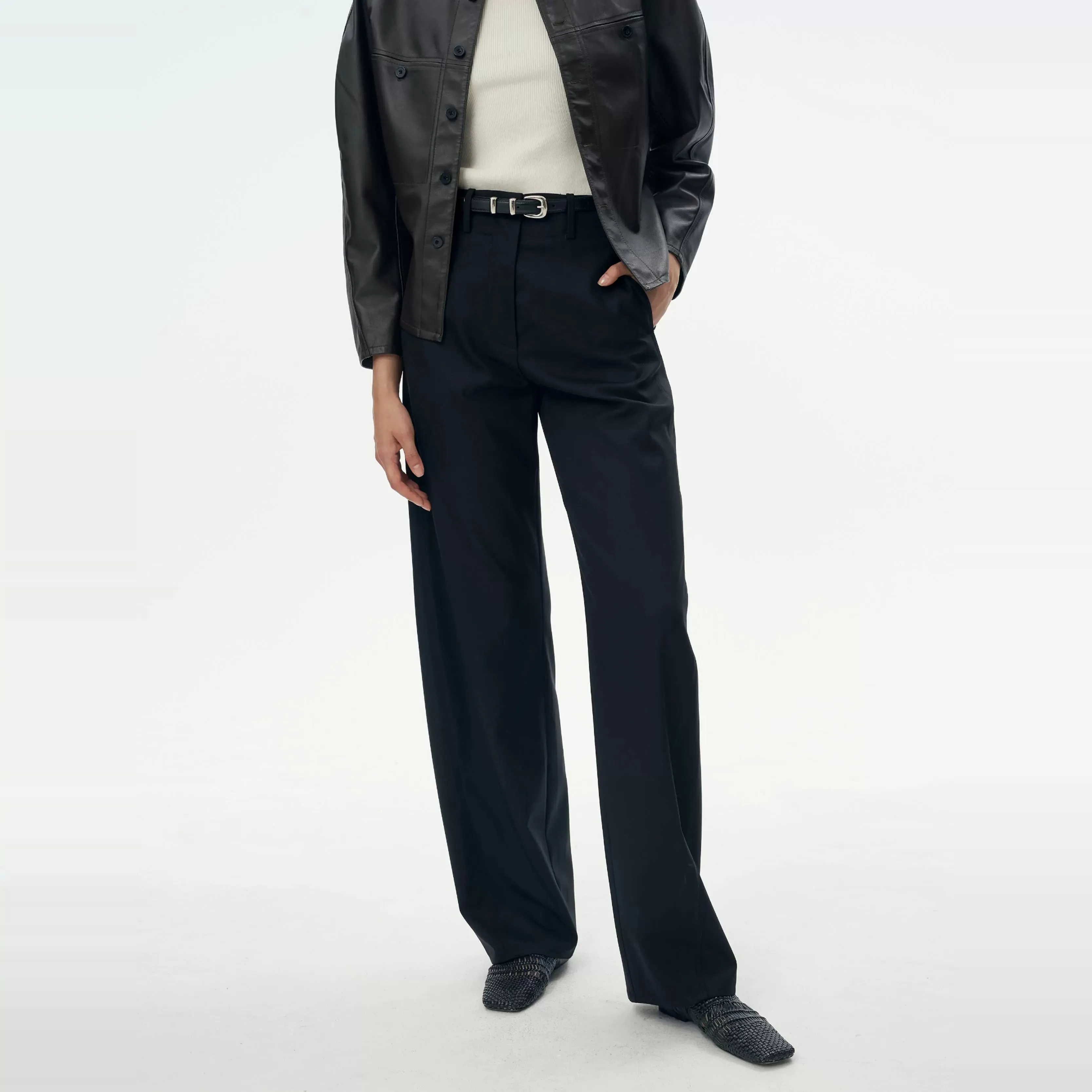 Wide-Leg Trousers