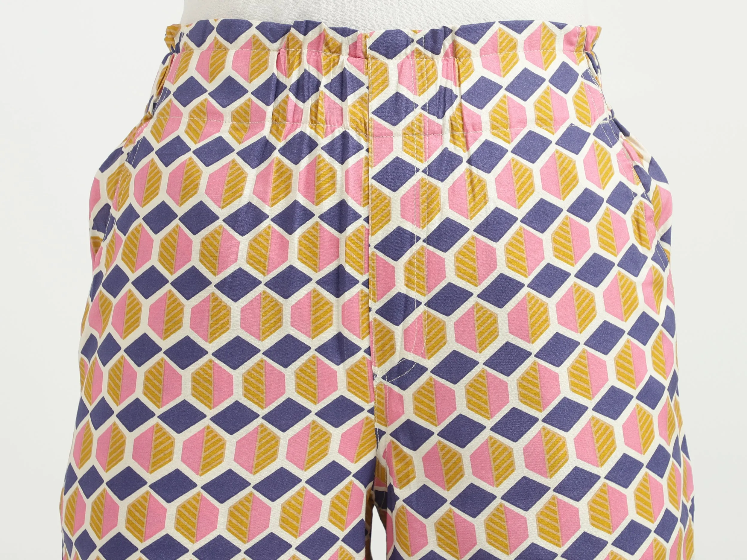 Women Printed Wide Leg Palazzo