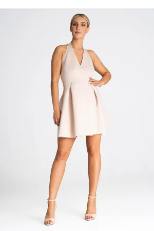 Women’s Cocktail Dress – Polyester Party Sleeveless Mini A-Line Dress
