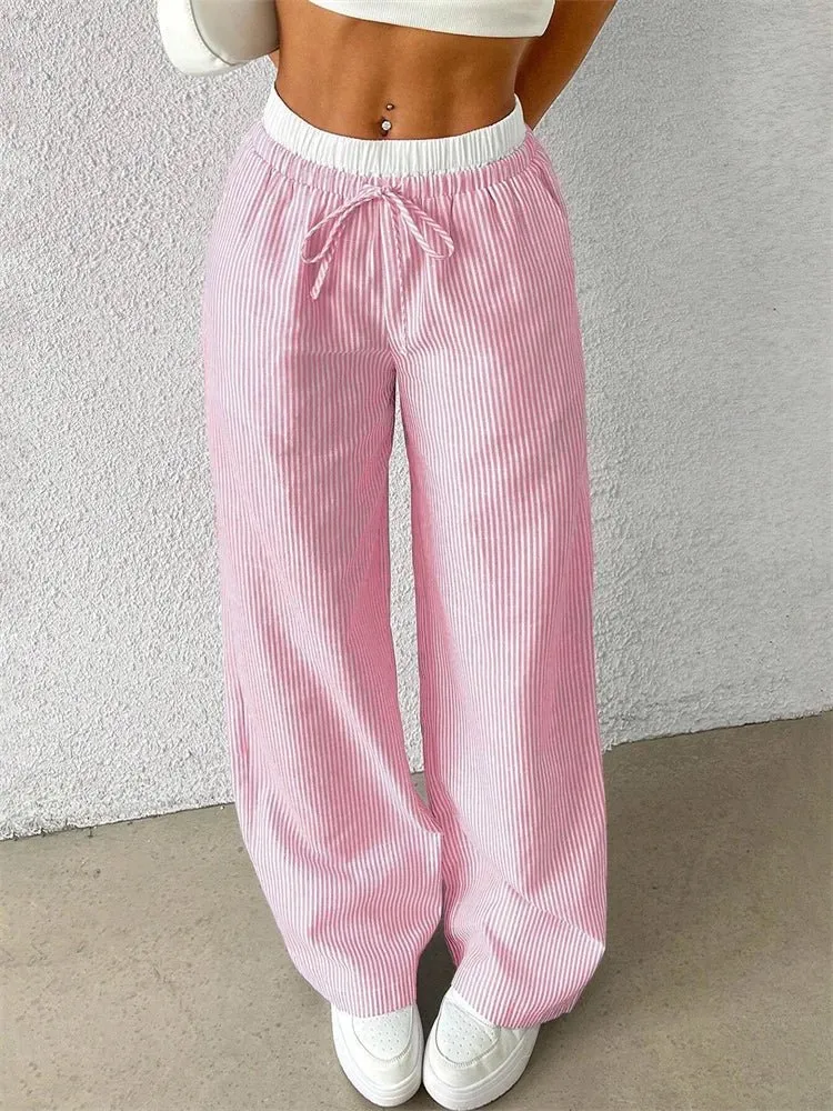 Women's Lightweight Wide Leg Trousers