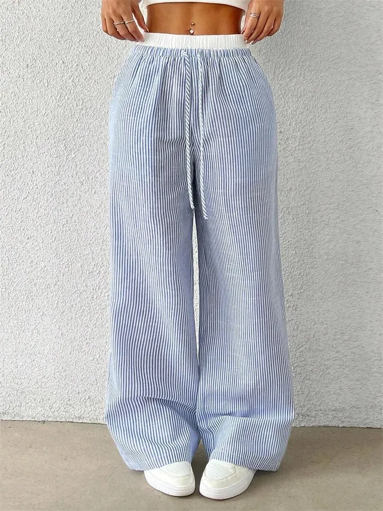 Women's Lightweight Wide Leg Trousers