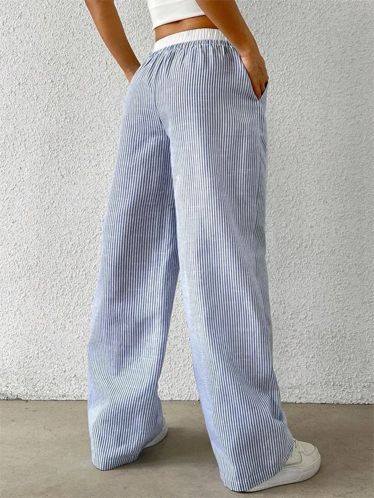 Women's Lightweight Wide Leg Trousers