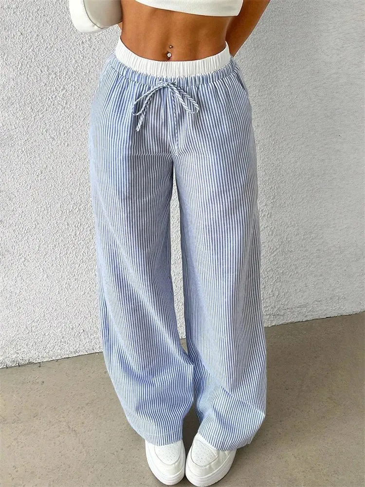 Women's Lightweight Wide Leg Trousers