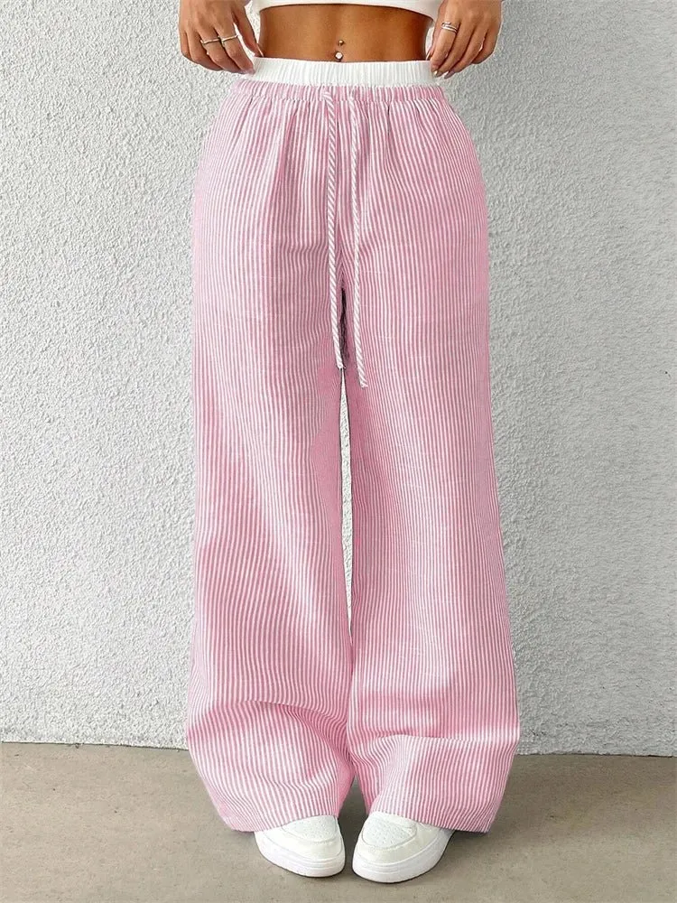 Women's Lightweight Wide Leg Trousers