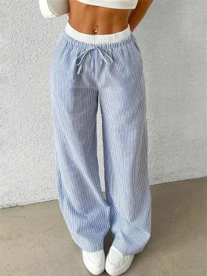 Women's Lightweight Wide Leg Trousers