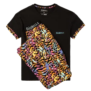 Womens Long Pyjamas - Filthy Animal - Trousers & T-Shirt
