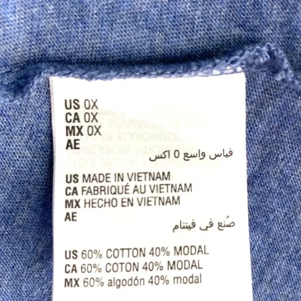 Women's Top Cotton Stretch Button-Down Shirt