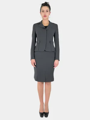 Wool Vertical Stitch 2-Piece Set - Size 8