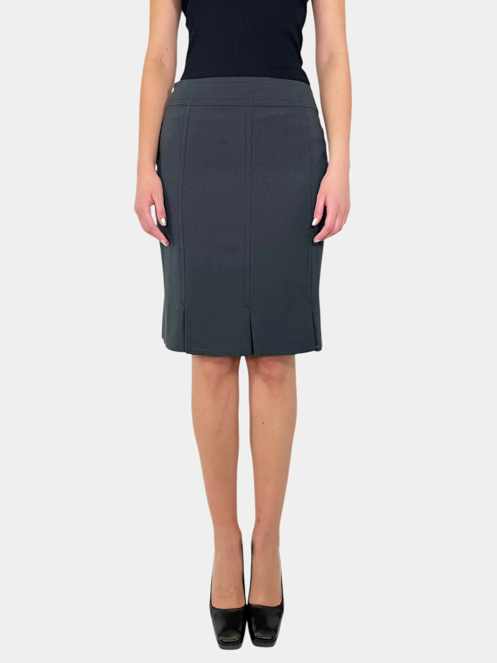 Wool Vertical Stitch 2-Piece Set - Size 8