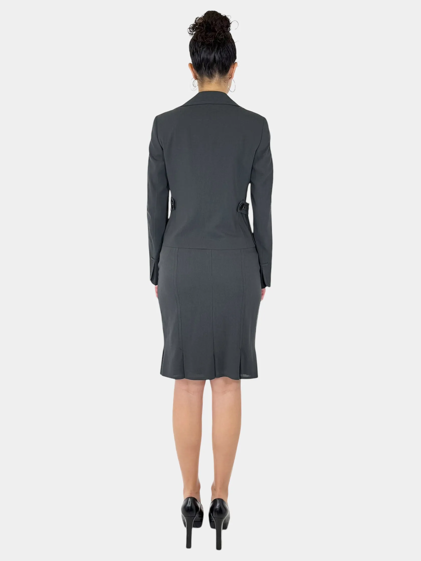 Wool Vertical Stitch 2-Piece Set - Size 8