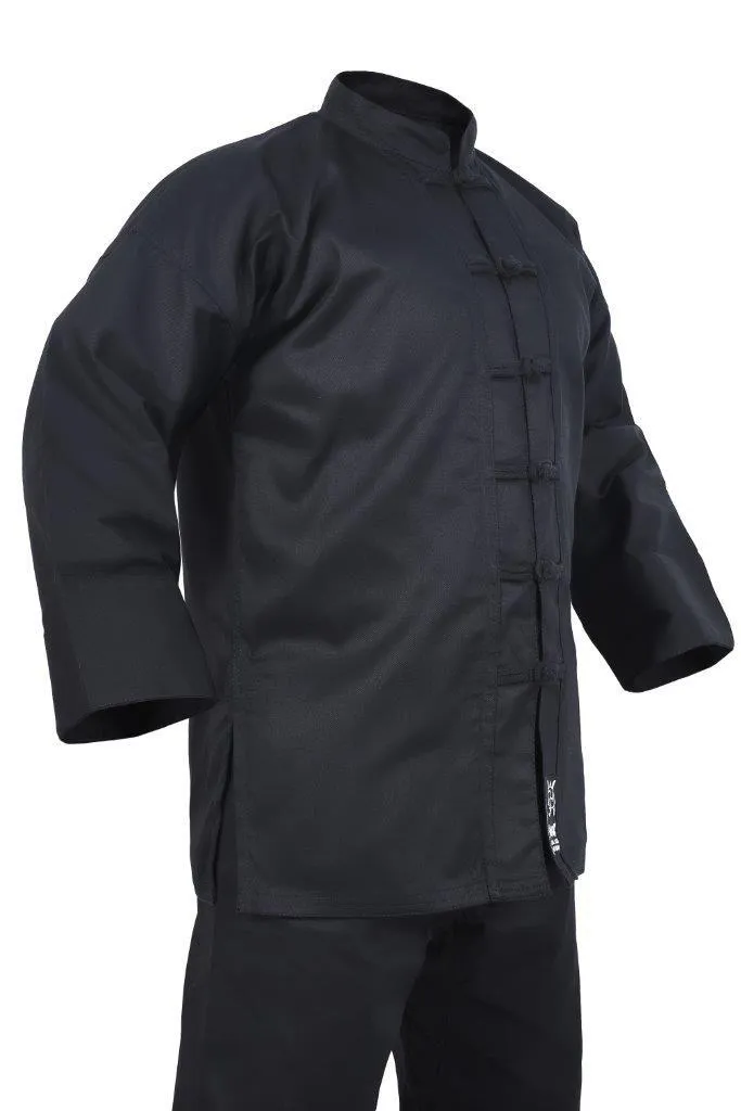 Yamasaki Kung Fu Uniform - BLACK TRIM (10oz)
