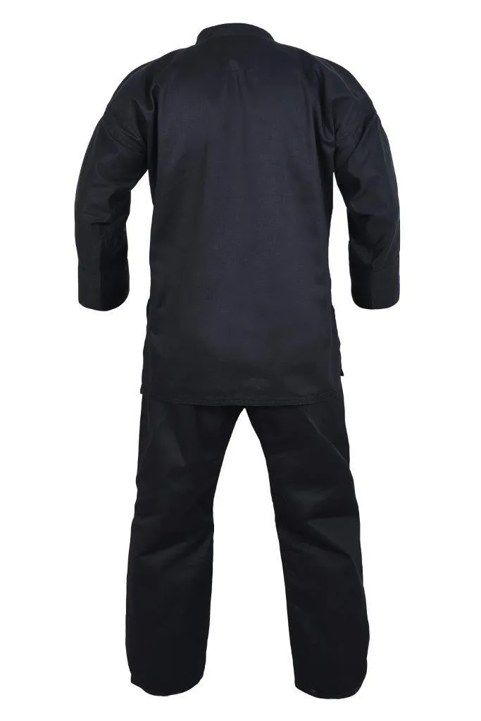 Yamasaki Kung Fu Uniform - BLACK TRIM (10oz)