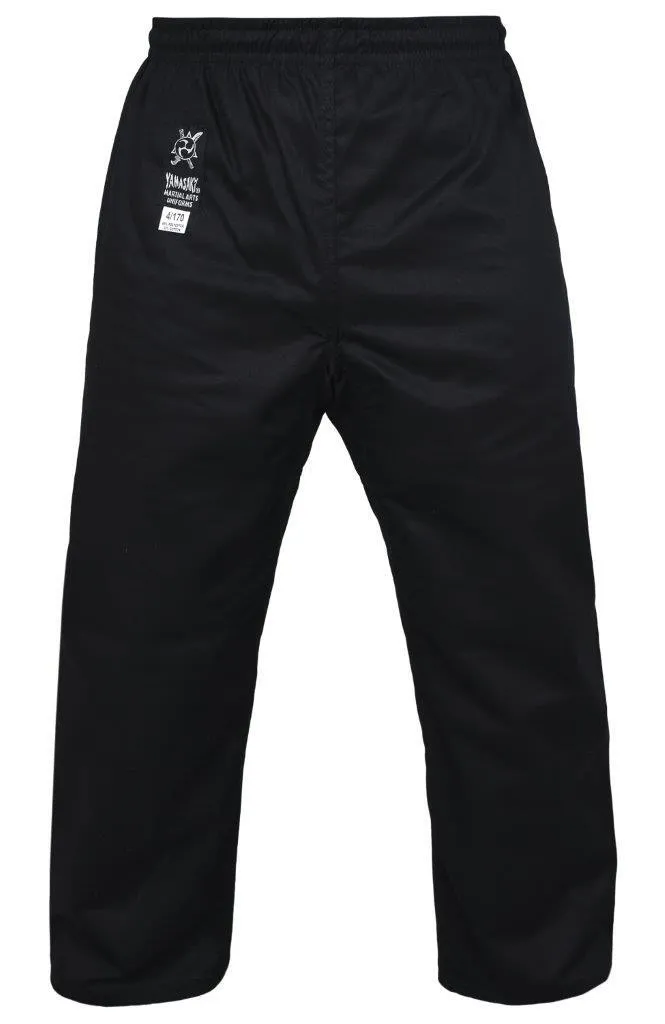 Yamasaki Kung Fu Uniform - BLACK TRIM (10oz)