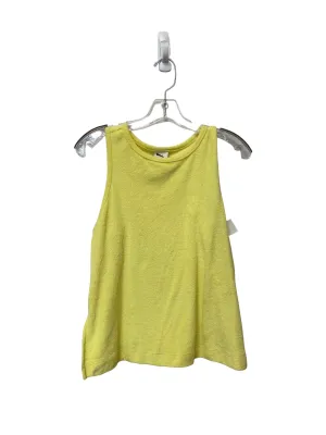 Yellow Top Sleeveless Basic A New Day, Size S