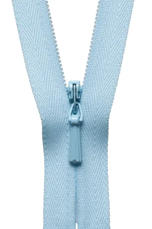 YKK Concealed / Invisible Zip - 20cm / 8'' - Baby Blue 542