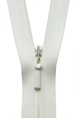 YKK Concealed / Invisible Zip - 20cm / 8'' - Cream 502