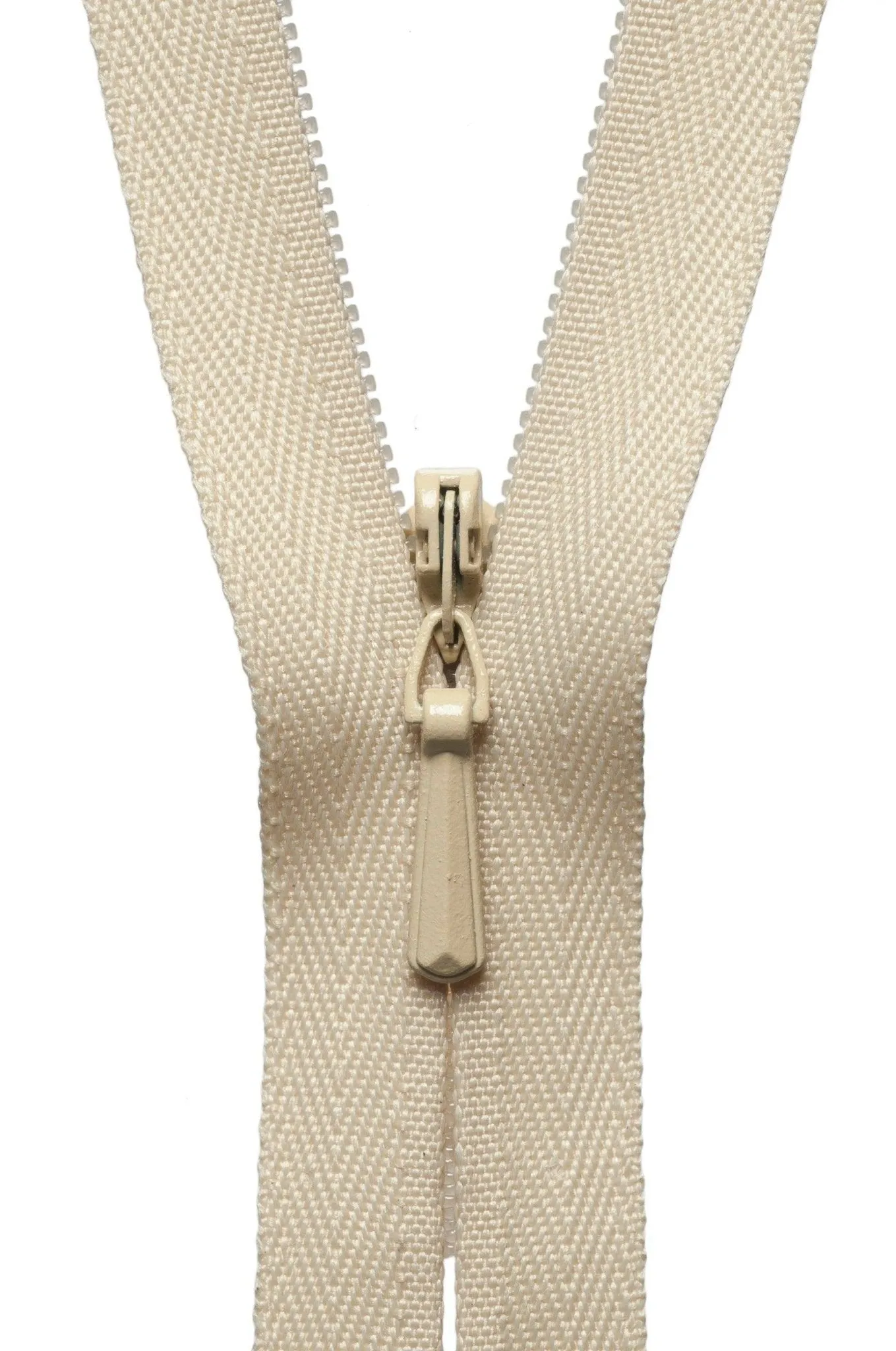 YKK Concealed / Invisible Zip - 23cm / 9'' - Honey 551