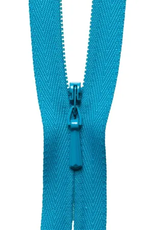 YKK Concealed / Invisible Zip - 23cm / 9'' - Turquoise 370