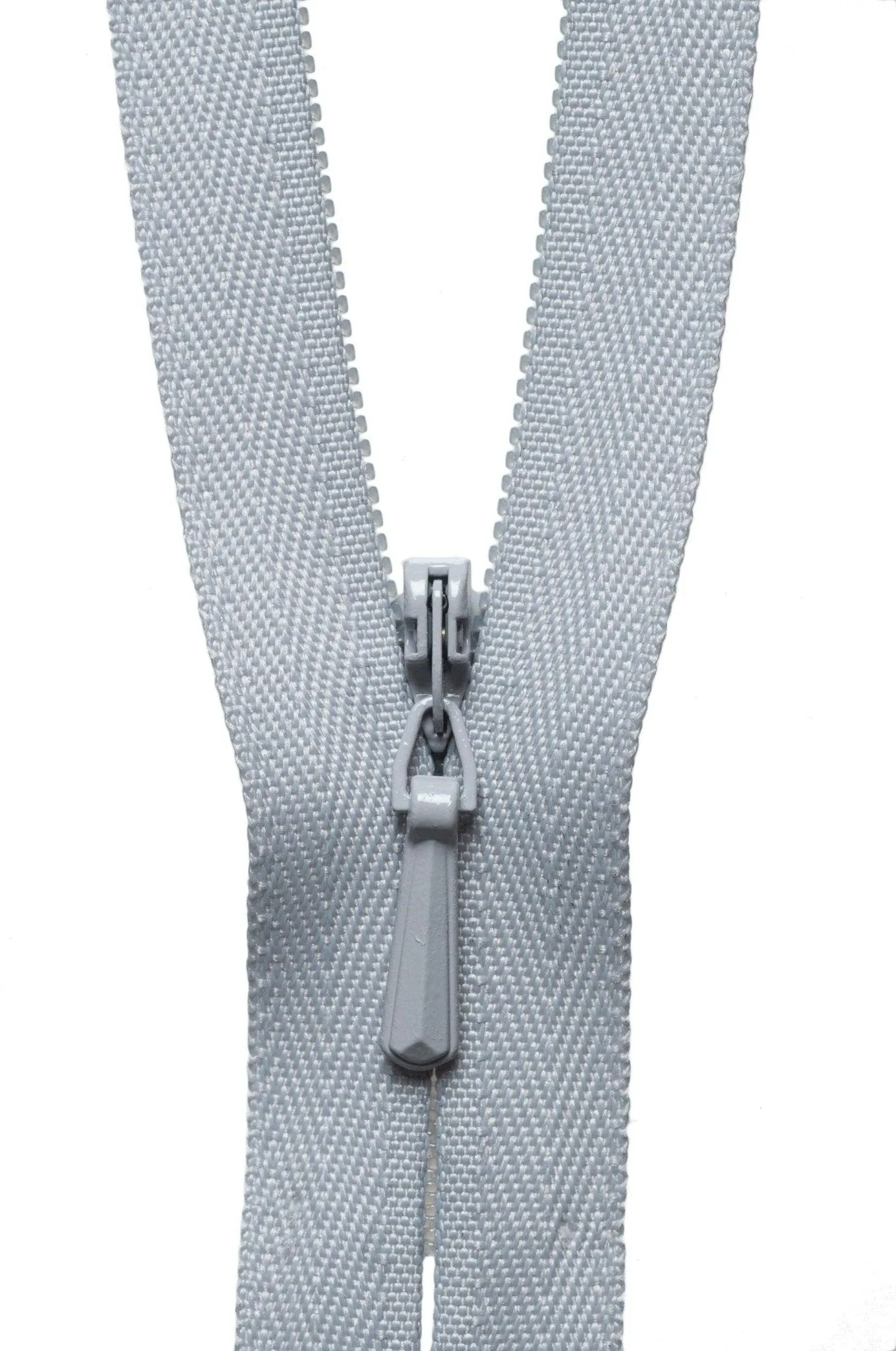 YKK Concealed / Invisible Zip - 41cm / 16'' - Silver 336