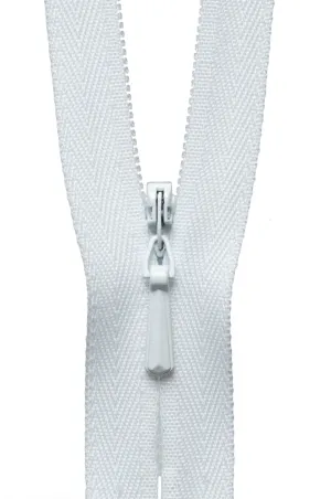 YKK Concealed / Invisible Zip - 56cm / 22'' - White 501