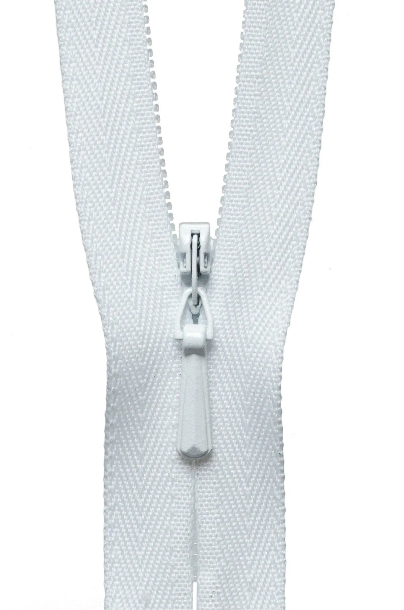 YKK Concealed / Invisible Zip - 56cm / 22'' - White 501