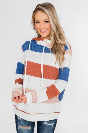 You'll Come Knocking Overlap Hoodie- Spice