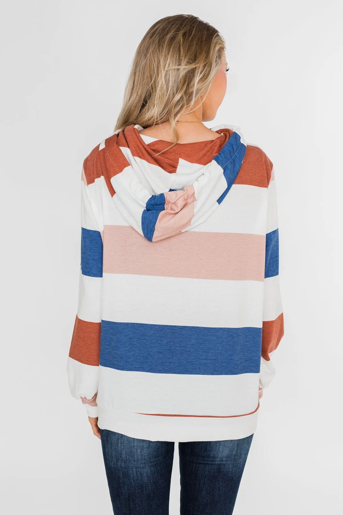 You'll Come Knocking Overlap Hoodie- Spice