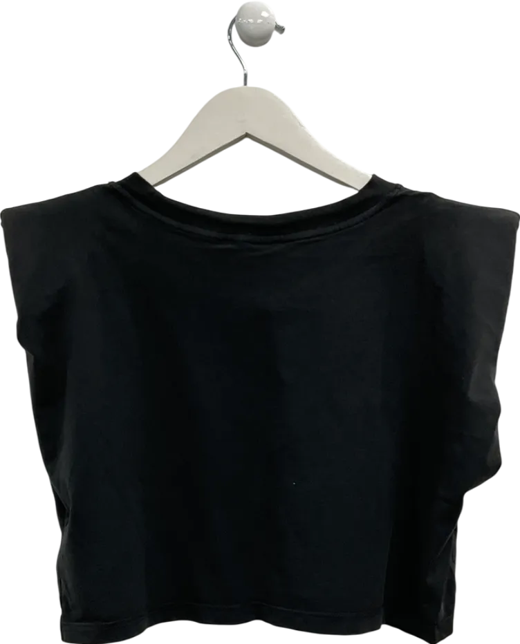 ZARA Grey Sleeveless Crop Top UK M