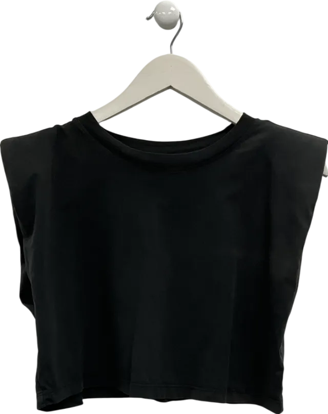 ZARA Grey Sleeveless Crop Top UK M